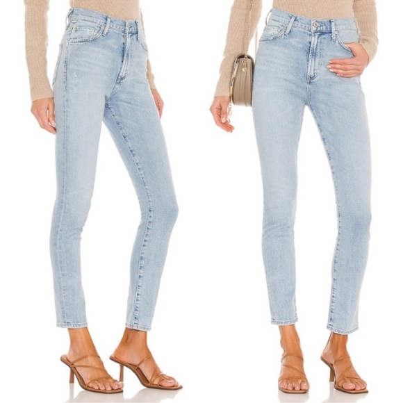 Citizens of Humanity Olivia High Rise Slim Jeans in La Lune Size 27 - Picture 1 of 11